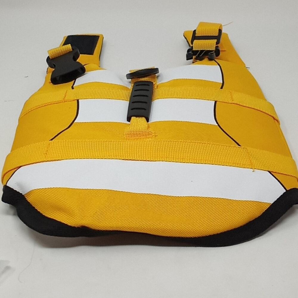 New Dog Life Jacket High Visibility Yellow & White Size XS
